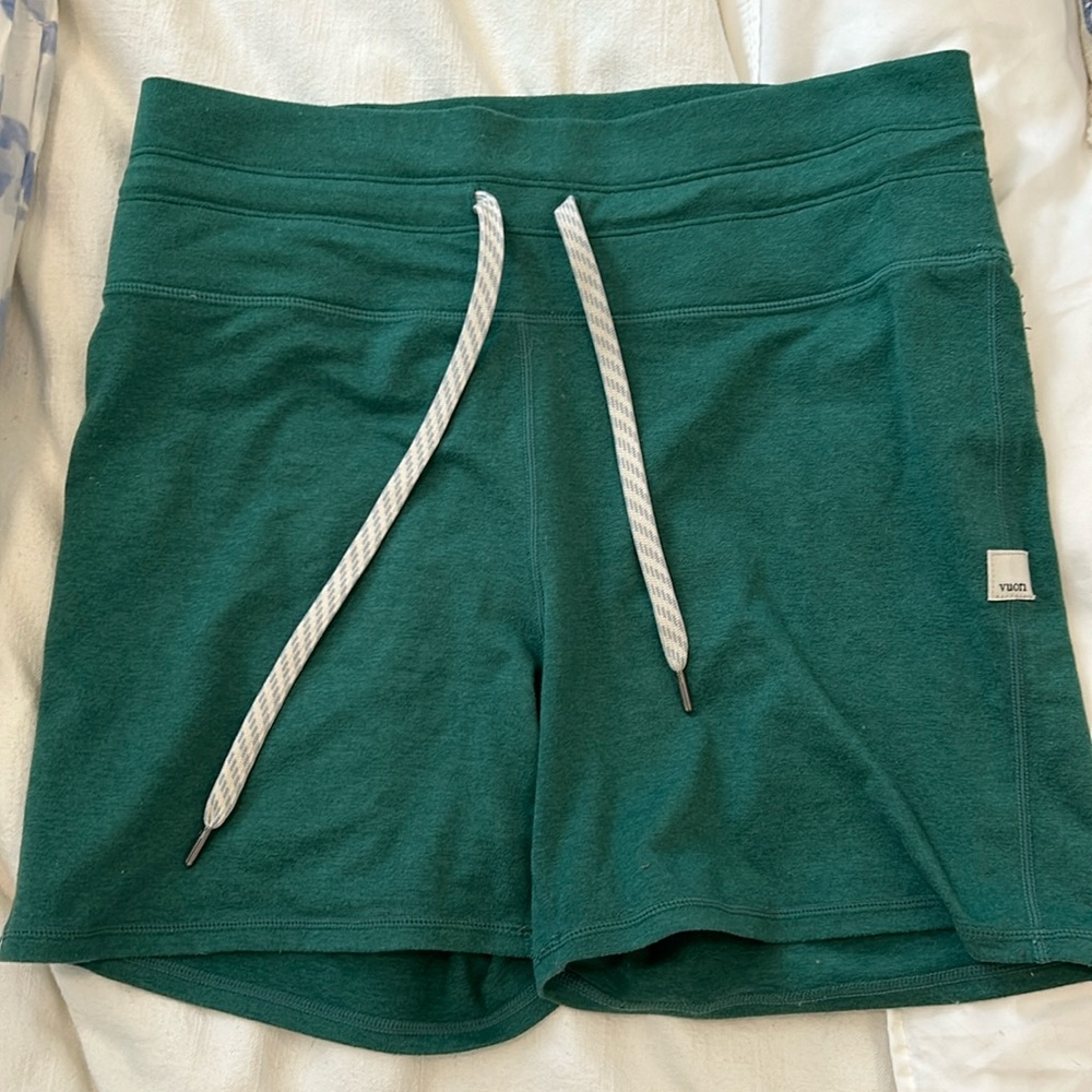 Dark Green Vuori Biker shorts